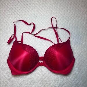 Victoria's Secret Red Lace Bra